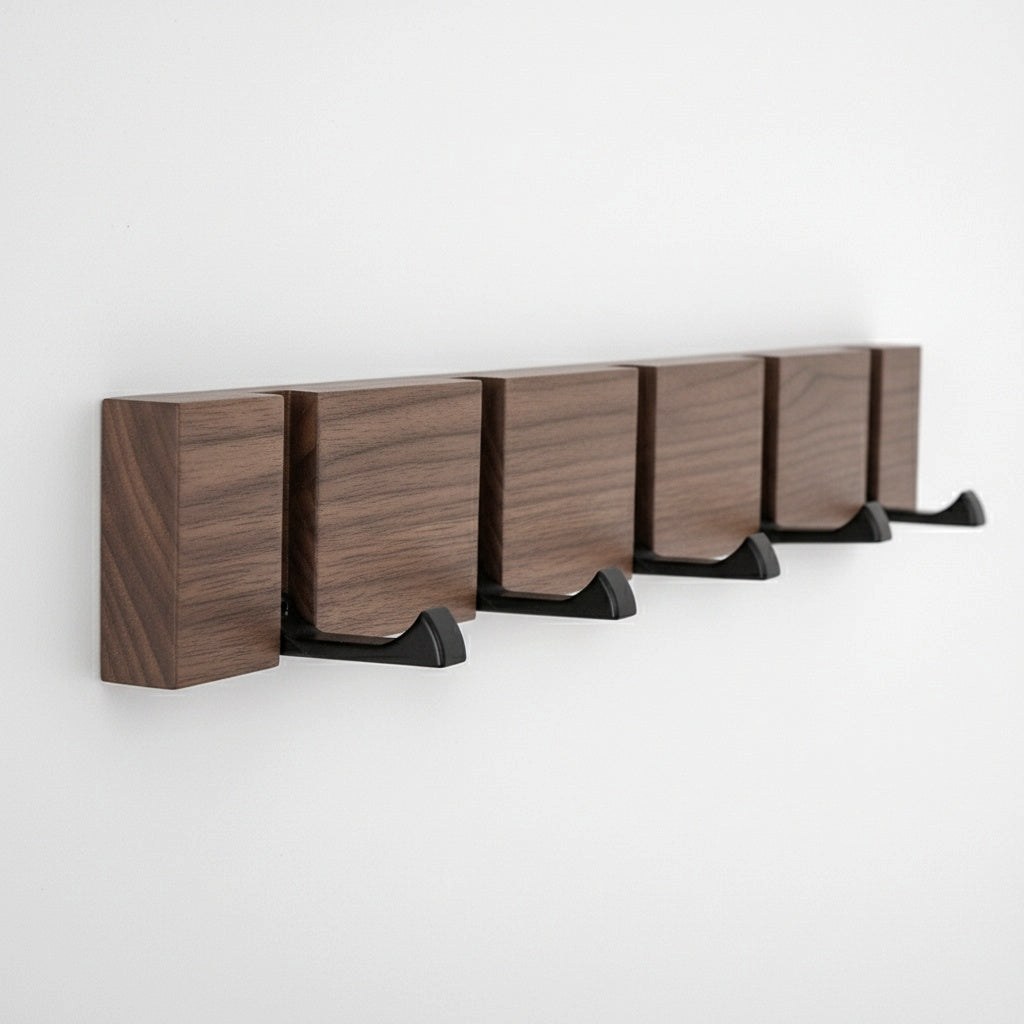 Euless Bamboo Flip Hook Rack, wall storage for see product details