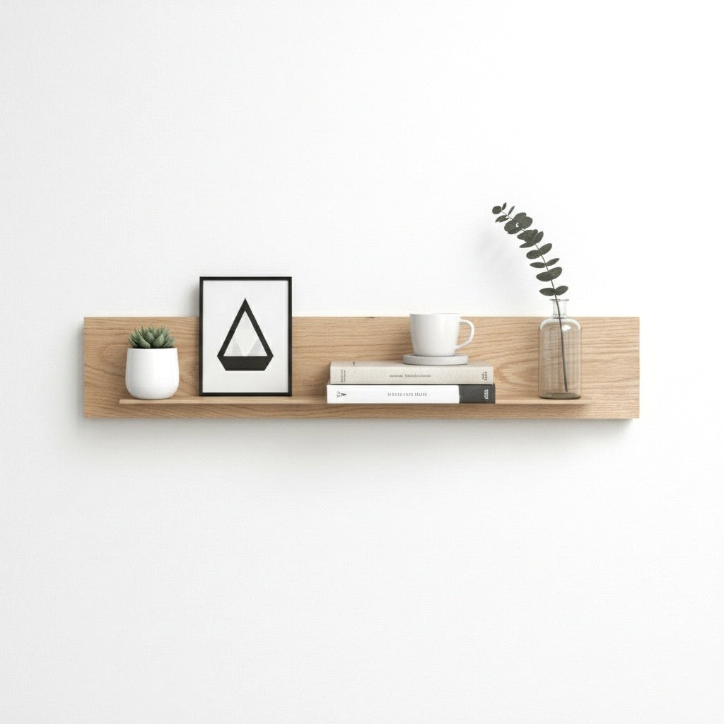 SilmO Oak Wall Shelf, wall storage for see product details