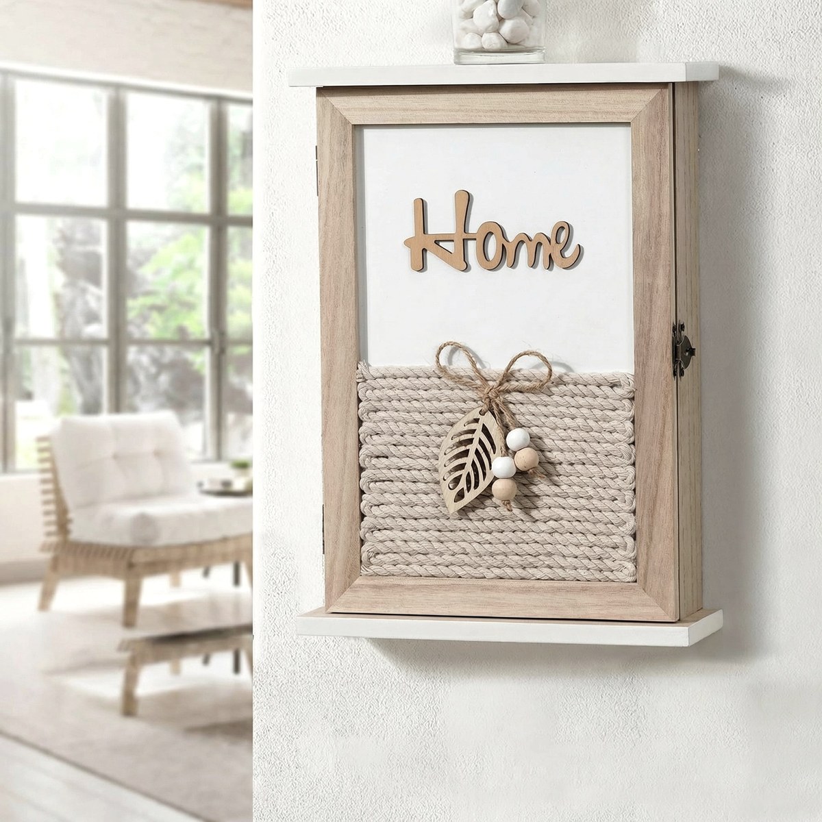 Kenton Key Hook Box, wall storage for full