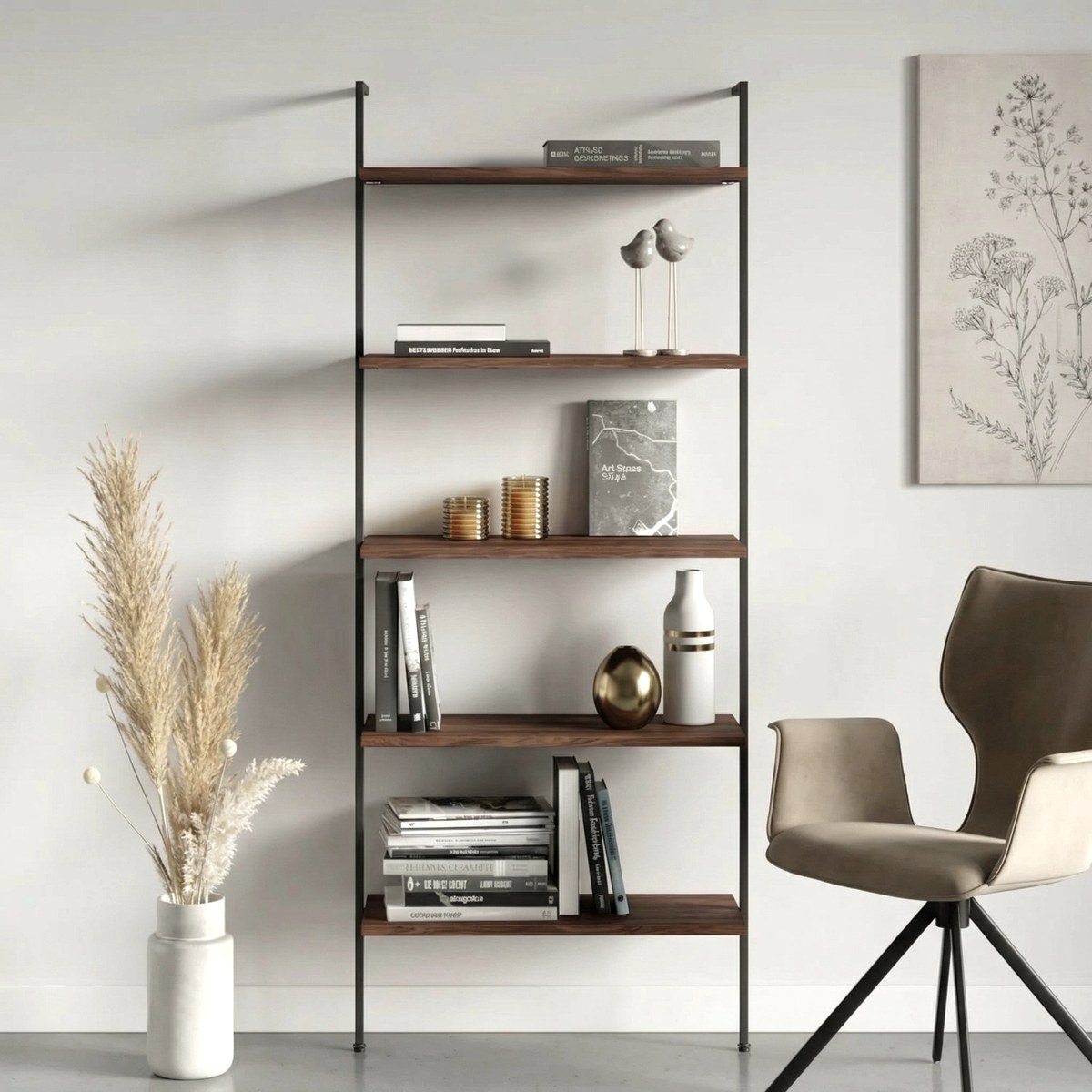 Kenton Bookshelf, wall storage for full