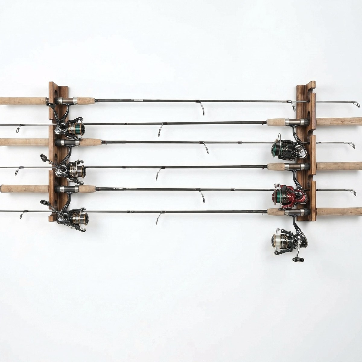 Osage Fishing Rod Wall Hanger, wall storage for full