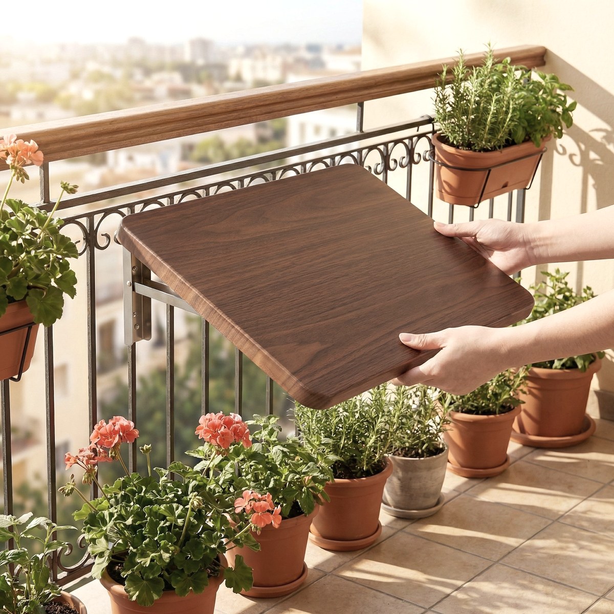 Ionia Folding Shelf, wall storage for full