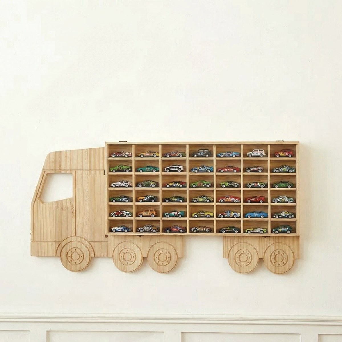 Normanna Toy Display Shelf, wall storage for full