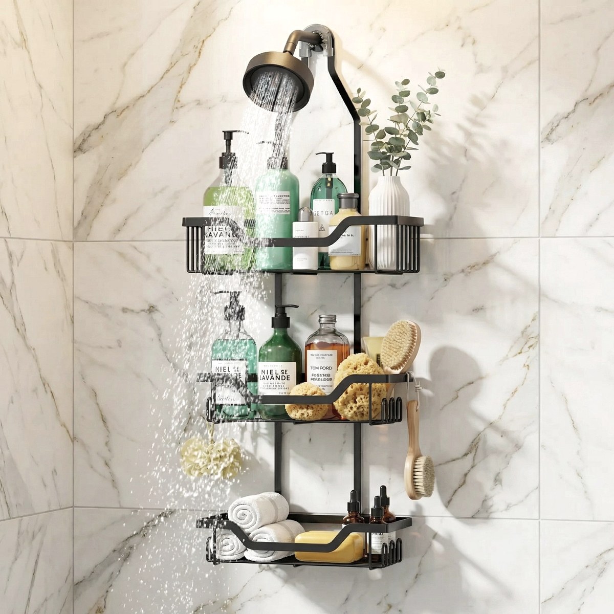 Elliston Shower Shelf, wall storage for full
