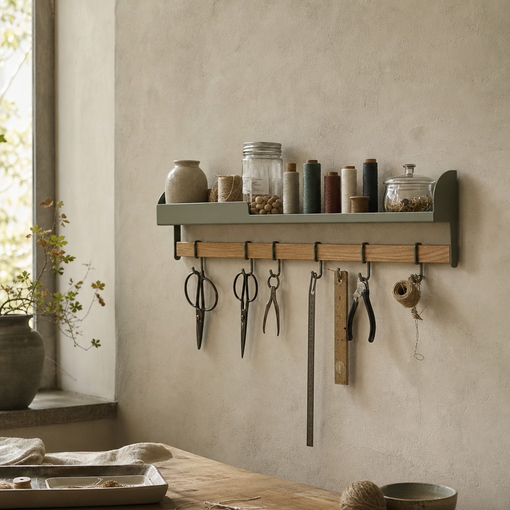 Carthage Craft Shelf, wall storage for 12 kg evenly distributed