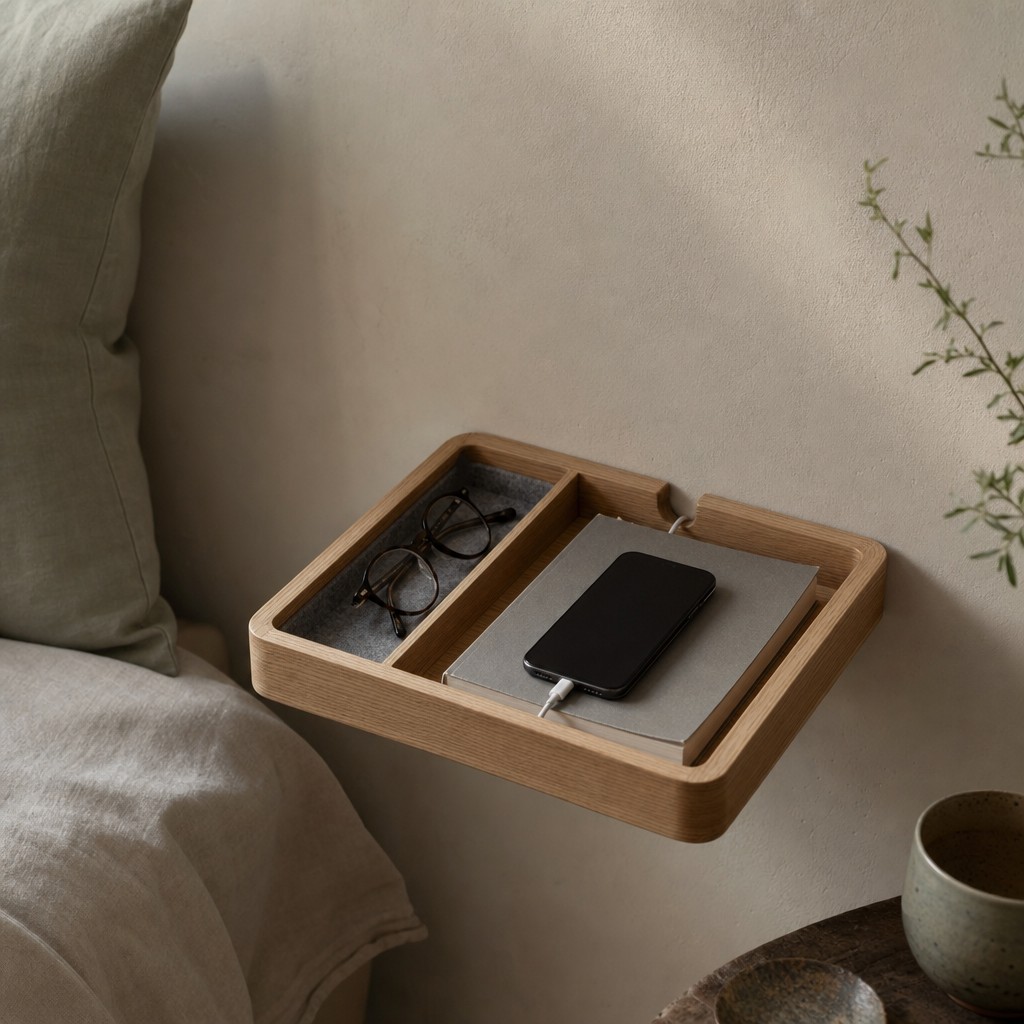Ithaca Night Caddy, wall storage for 3 kg