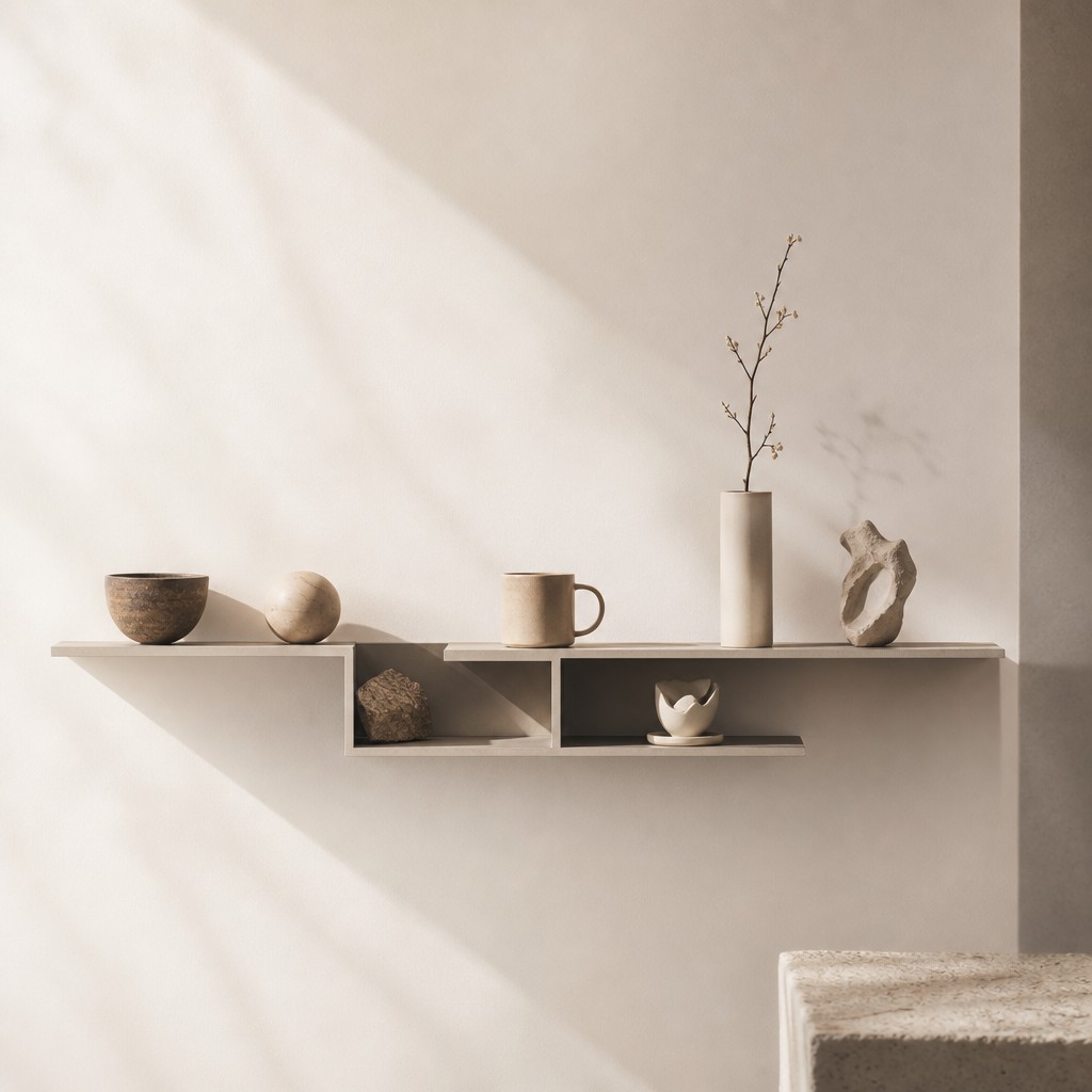 Tarquinia Object Shelf, wall storage for 12 kg evenly distributed