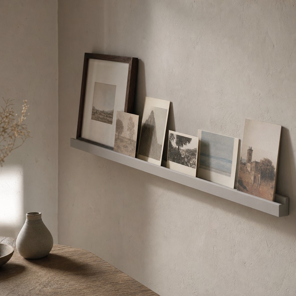 Pompeii Picture Rail, wall storage for 3 kg, evenly distributed