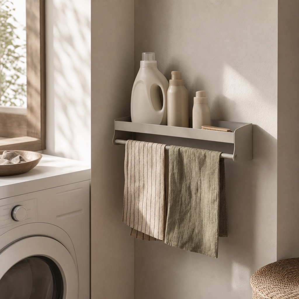 Lucania Detergent Shelf, wall storage for 8 kg evenly distributed
