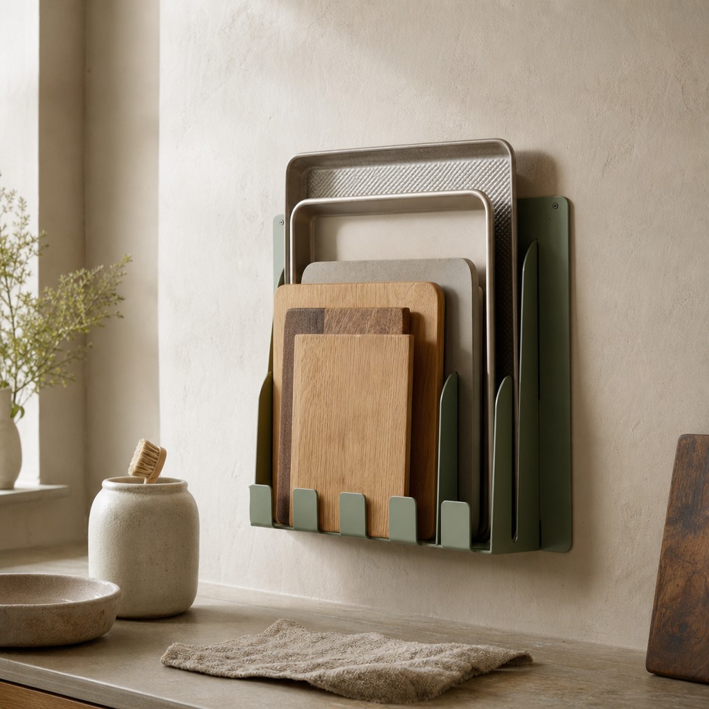 Cilento Tray Rack, wall storage for up to 12 kg evenly distributed