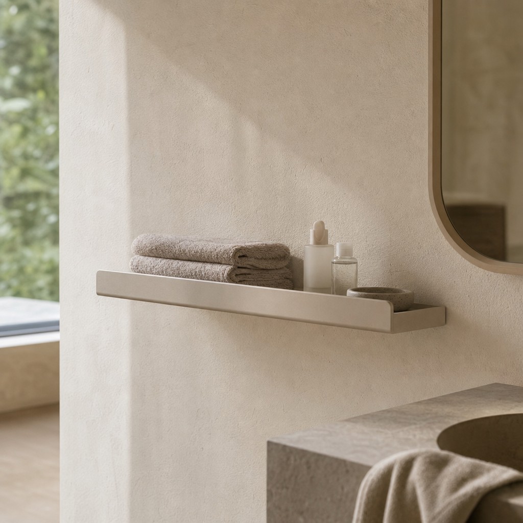Paxos Towel Ledge, wall storage for up to 8 kg when fixed to a suitable wall