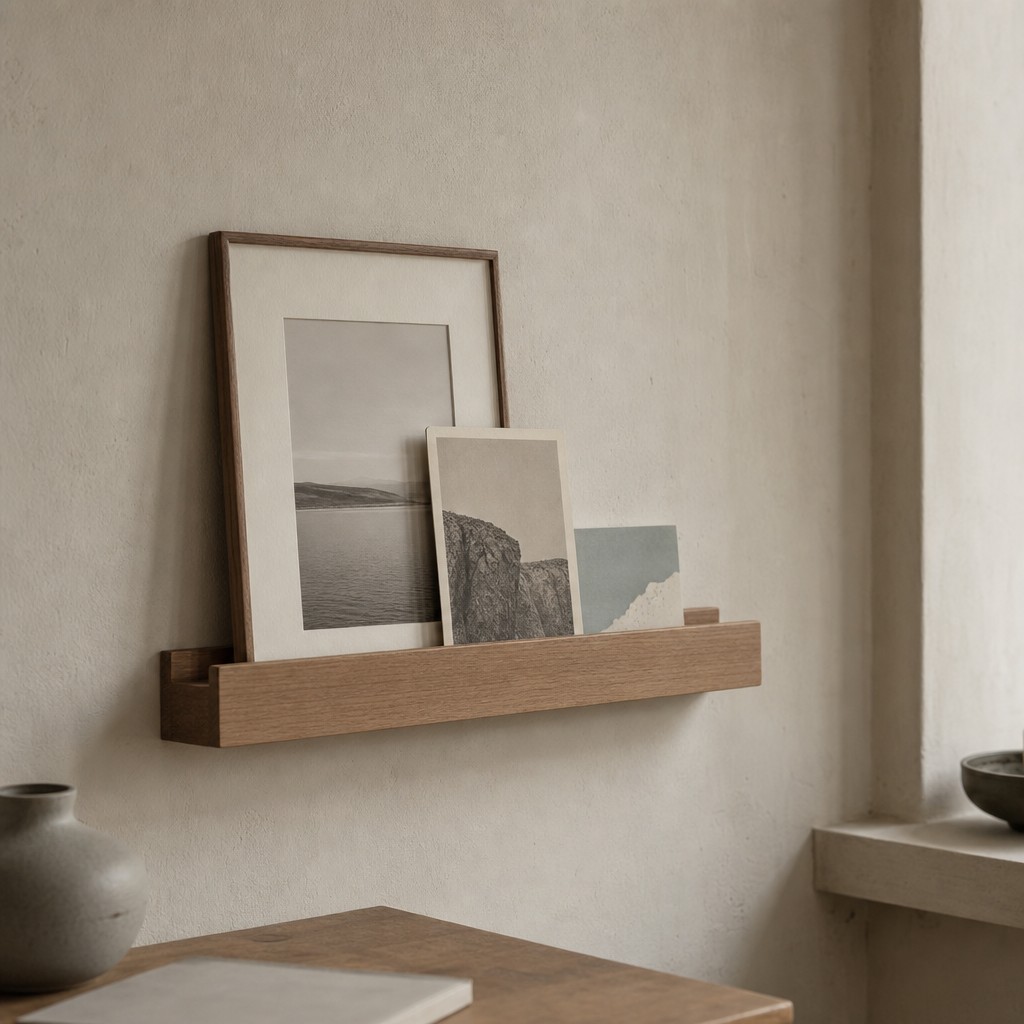 Arles Photo Ledge, wall storage for up to 5 kg when fixed to a suitable wall