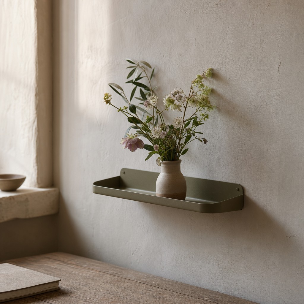 Istria Flower Shelf, wall storage for 3 kg