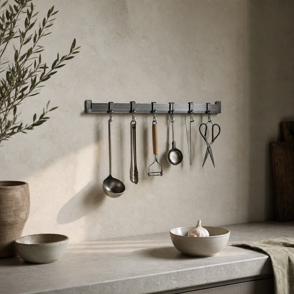Sorrento Tool Rail, wall storage for 8 kg evenly distributed