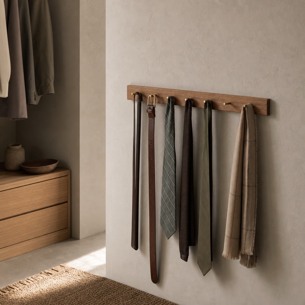 Tusculum Tie Rail, wall storage for up to 4 kg evenly distributed
