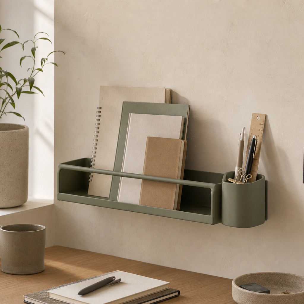 Lucca Desk Shelf, wall storage for up to 5 kg when mounted to a suitable solid wall
